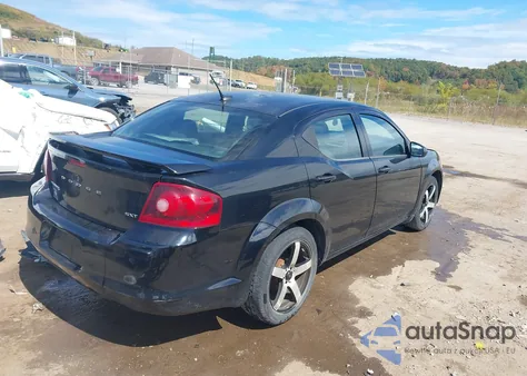2013 Dodge Avenger Sxt из США, поврежденный, VIN 1C3CDZCB5DN614347